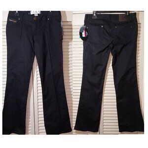 LUELLA Bartley Pants TARGET black Low Mid Rise seamed Straight leg jeans 00s NWT